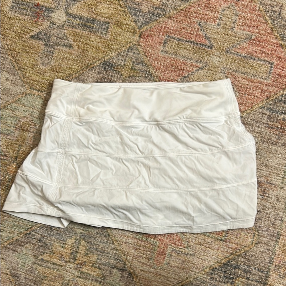LuluLemonWhite Athletic Skort